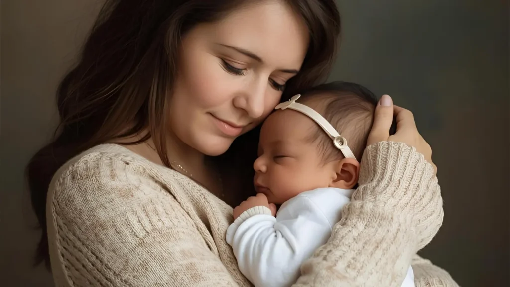 Gentle Mommy Comforts You Captions