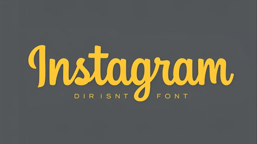 Instagram Caption Font
