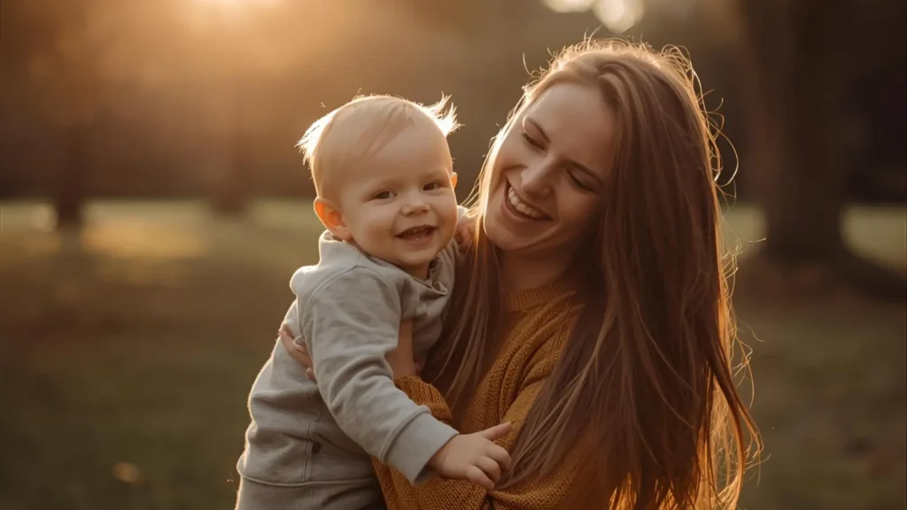 Mom and Son Cute Family Captions