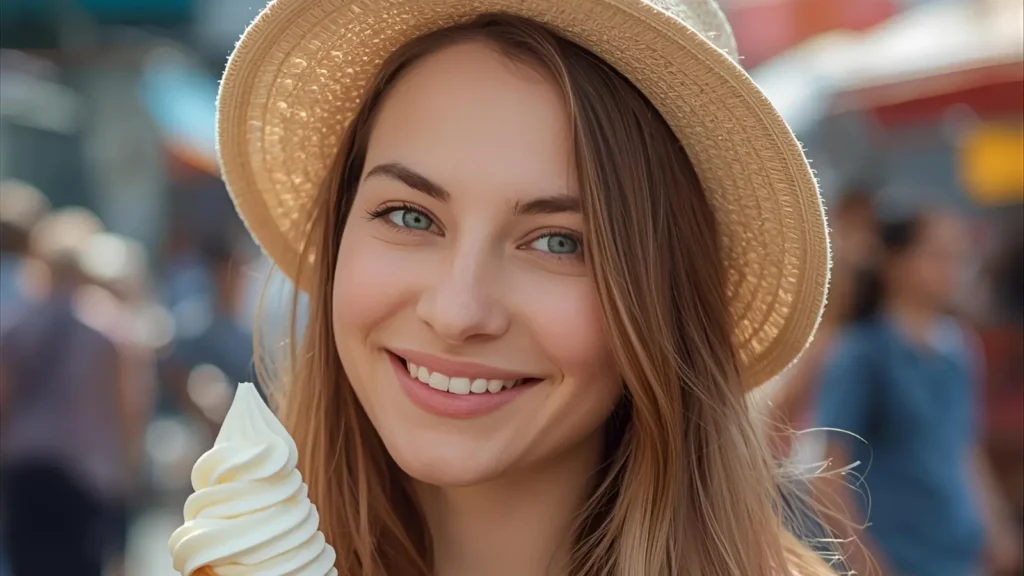 Travel & Street Food Captions on Ice Cream