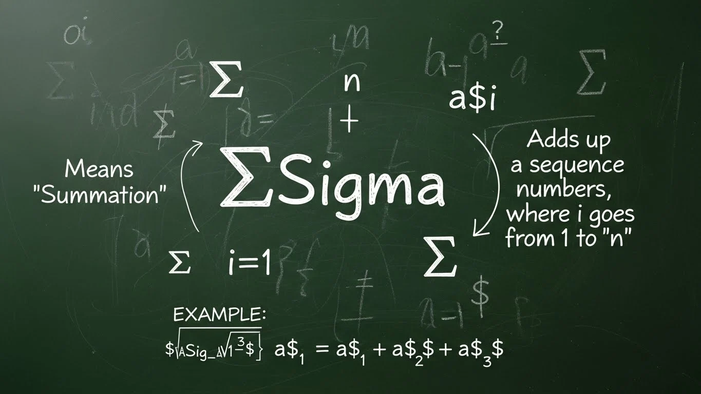 what does mean in math