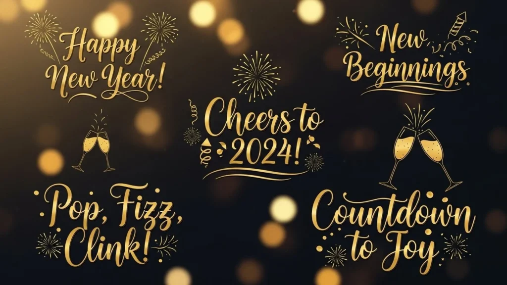 Short new year captions