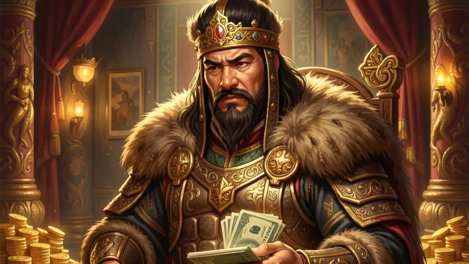 genghis khan net worth